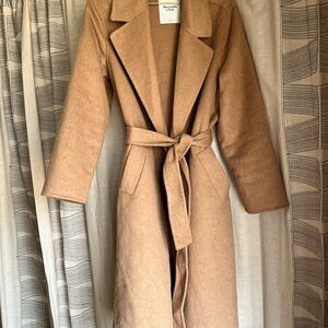 Abercrombie & Fitch Camel Trench Coat